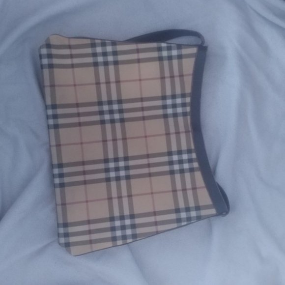 Large Burberry bag purse brown nova check leather - Picture 13 of 16